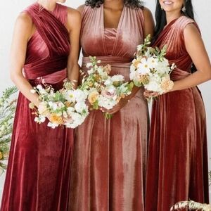 Revelry Micah Convertible Dress Romantic Rose